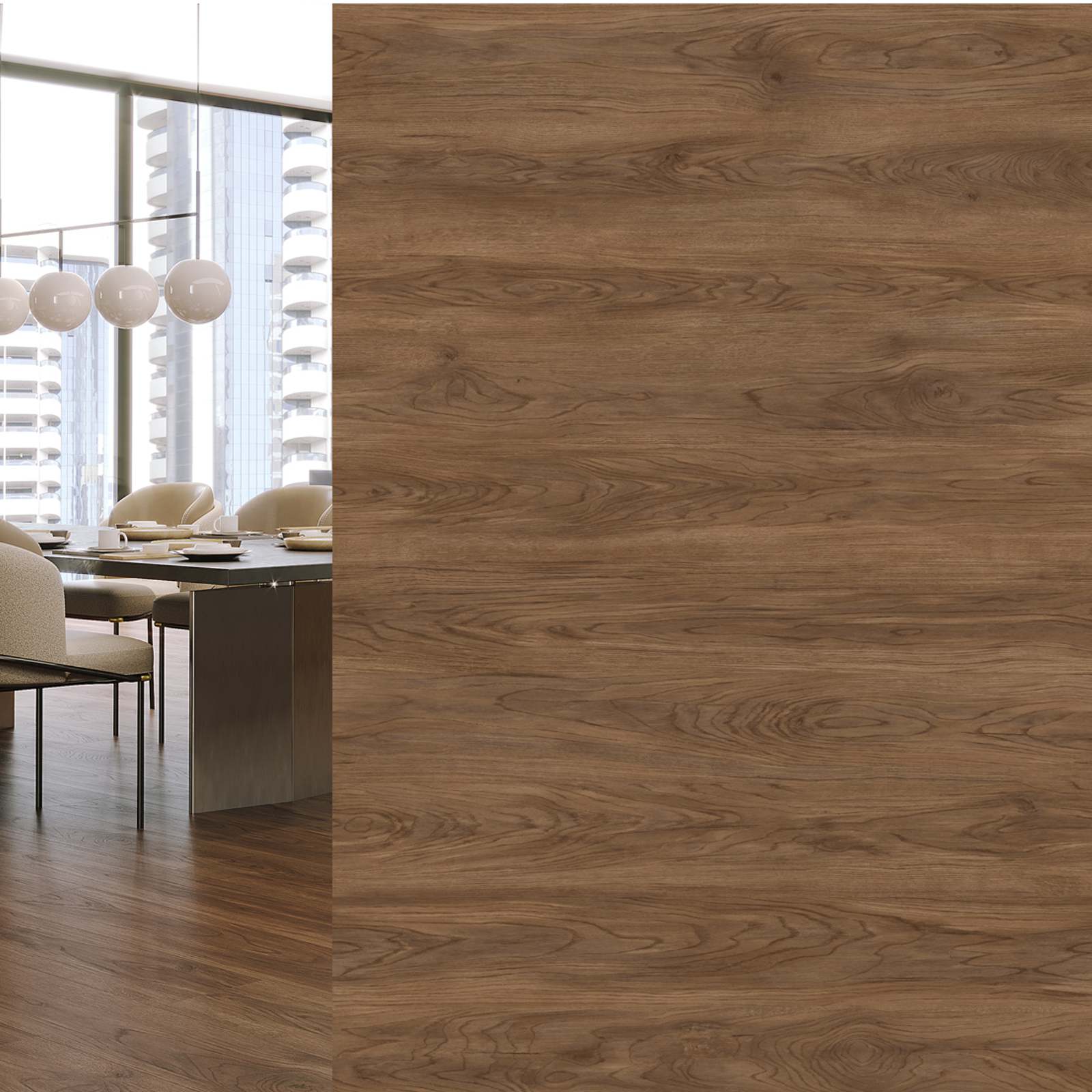 COREPEL Wood Edition Oversize Crystal Oak Brown 4554 - 2,25 m²